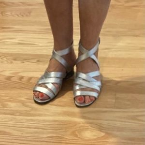 Silver Yves Saint Laurent Shoes